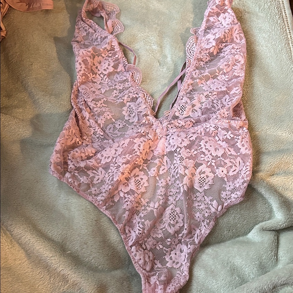 Lace Purple Bodysuit